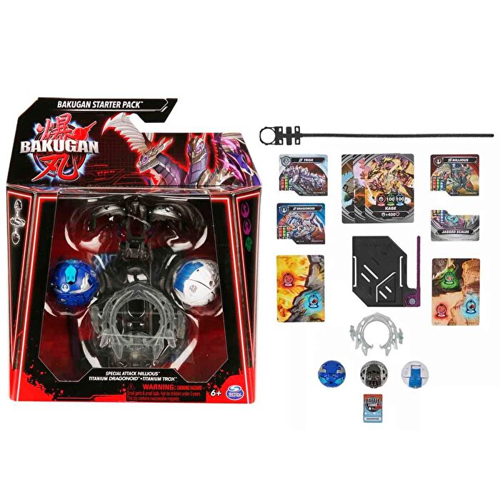 Bakugan Başlangıç Paketi S1 Nillious Dragonoid Trox
