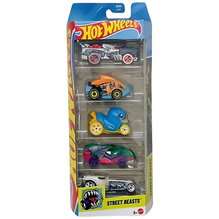 Hot Wheels Beşli Araba Seti Street Beasts JBJ90