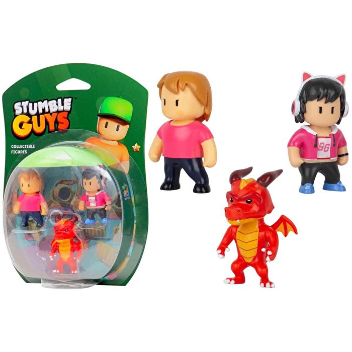 Stumble Guys 3'lü Figür Set 4