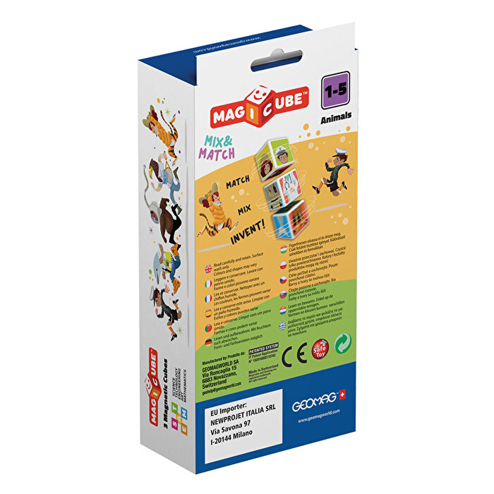 Geomag Magicube Mix Match Hayvanlar 110