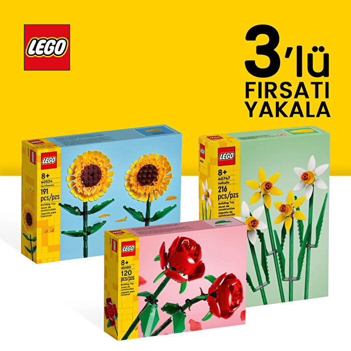 LEGO 3'lü Çiçek Seti 2