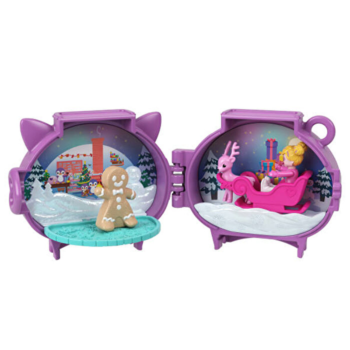 Polly Pocket Sevimli Yılbaşı 2'li Paket Oyun Seti JGM53