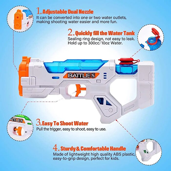 Water Warfare İki Atış Modlu Su Tabancası