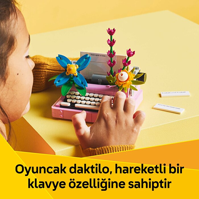 LEGO Creator 3'ü 1 Arada Çiçekli Daktilo 31169