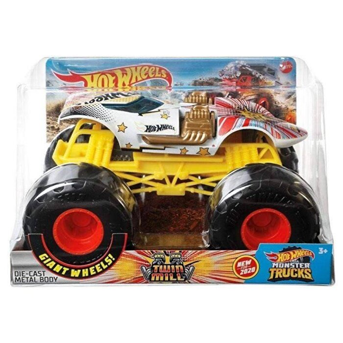Hot Wheels Monster Trucks 1:24 Arabalar Twin Mill GWK97