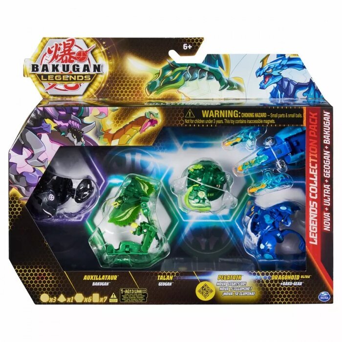 Bakugan Efsaneler Koleksiyonu Auxillataur Talan Pegatrix Dragonoid