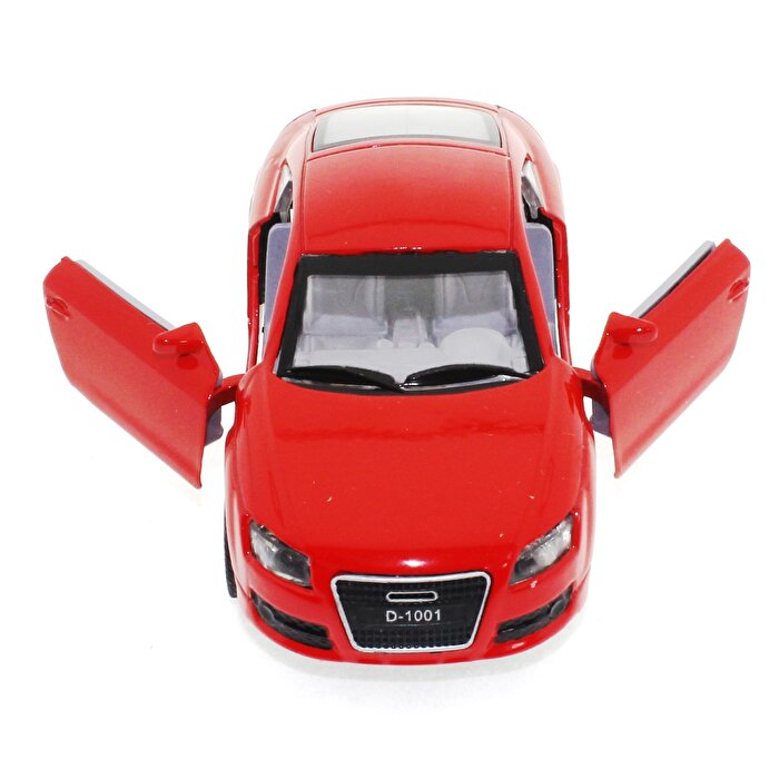 Diecast Sesli Işıklı Arabalar - Kırmızı