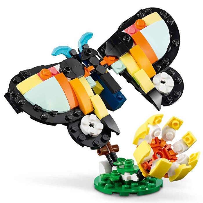 LEGO Creator 3 in 1 Vahşi Hayvanlar: Tropikal Tukan Kuşu 31173