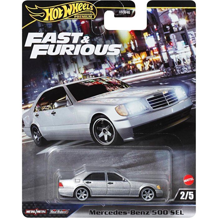 Hot Wheels Fast & Furious Premium Arabalar Mercedes-Benz 500 SEL HRT94