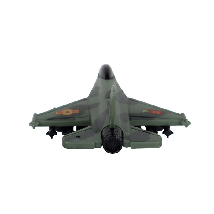 Çek Bırak Savaş Uçakları Yeşil 12 Cm