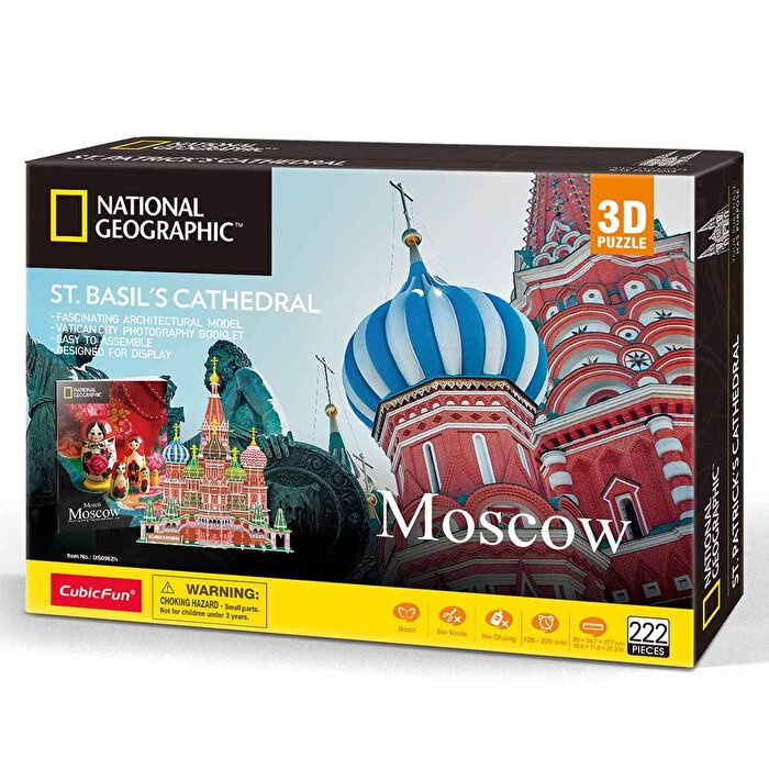 Nessiworld National Geographic 3D Puzzle St. Basil’s Cathedral