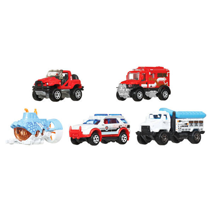 Matchbox Beşli Araba Seti Mbx Marine Rescue JBX29