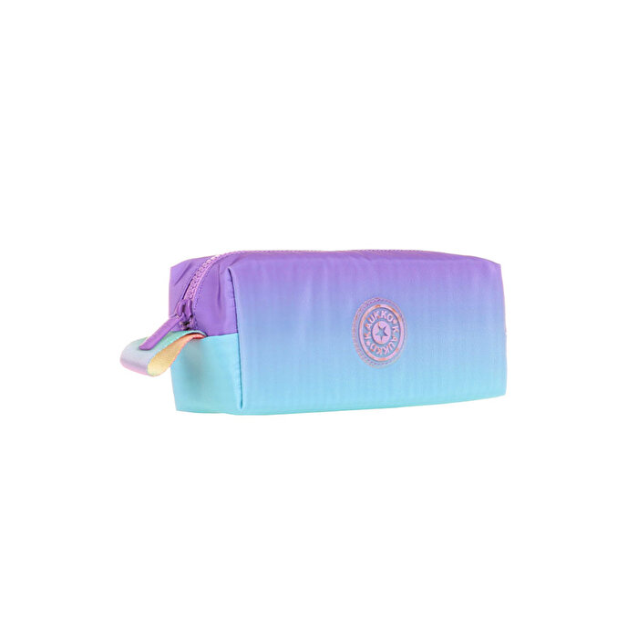 Kaukko Kids 3 Bölmeli Business Mor Kalem Çantası