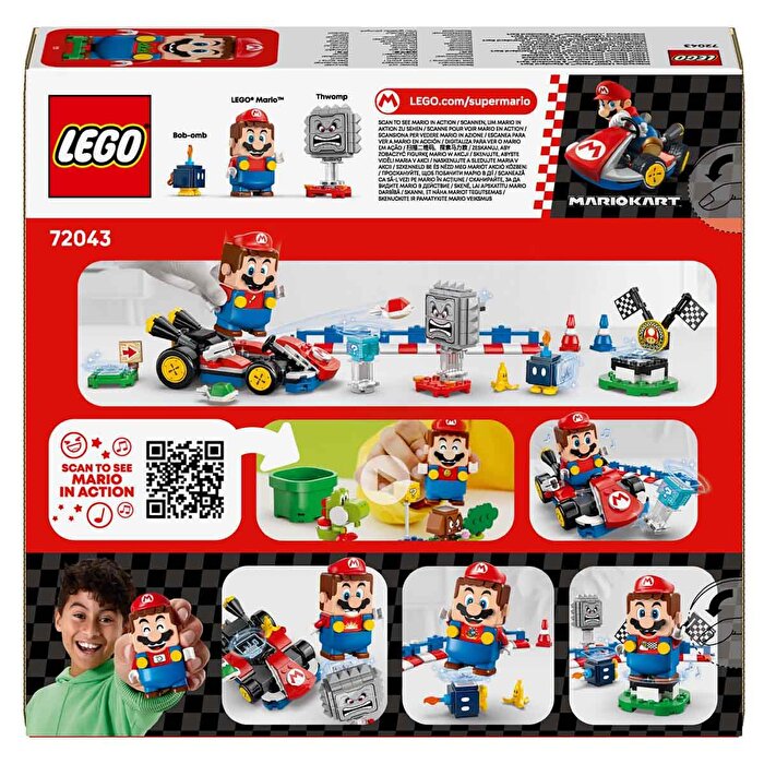 LEGO Super Mario Mario Kart – İnteraktif LEGO Mario ve Standard Kart 72043