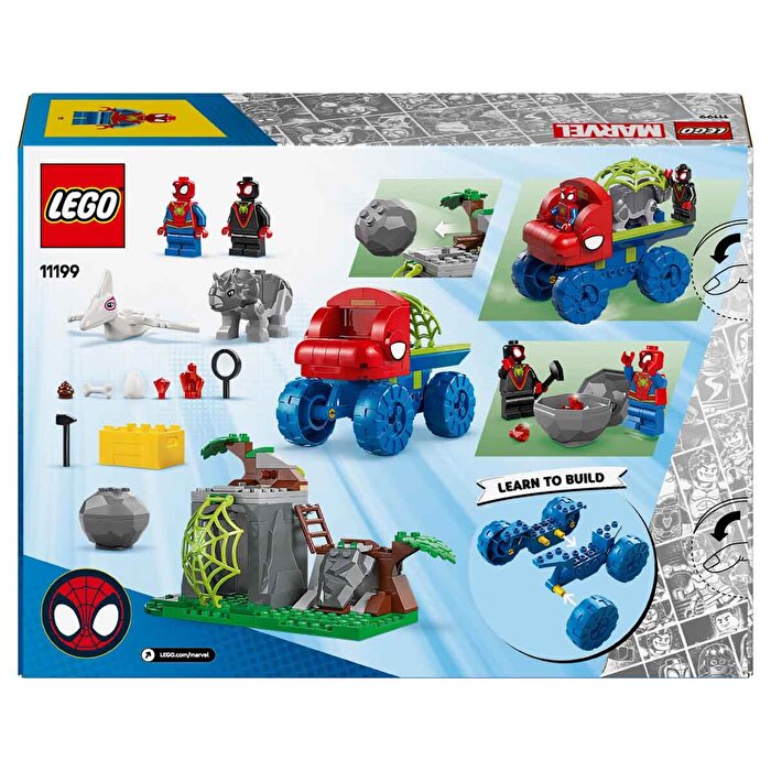LEGO Marvel Spidey Ekibi Dinozor Kamyonlu Kurtarma 11199