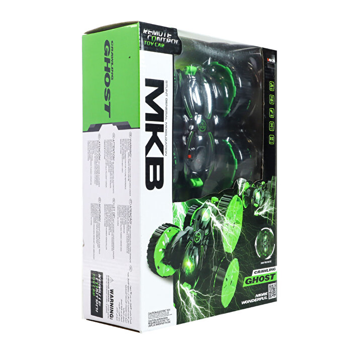 Uzaktan Kumandalı Crawling Ghost Akrobatik Araba 5588-709 Yeşil