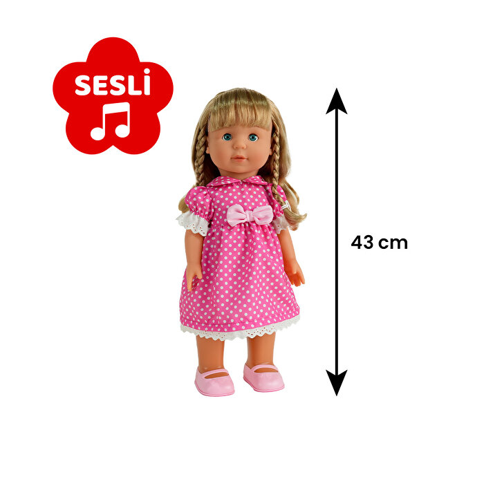 City Girl Şarkı Söyleyen ve Yürüyen Bebek 43 Cm