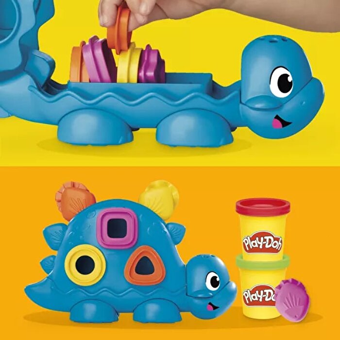 Play Doh Başlangıç Şekiller ve Renkler Dino Oyun Seti G0491