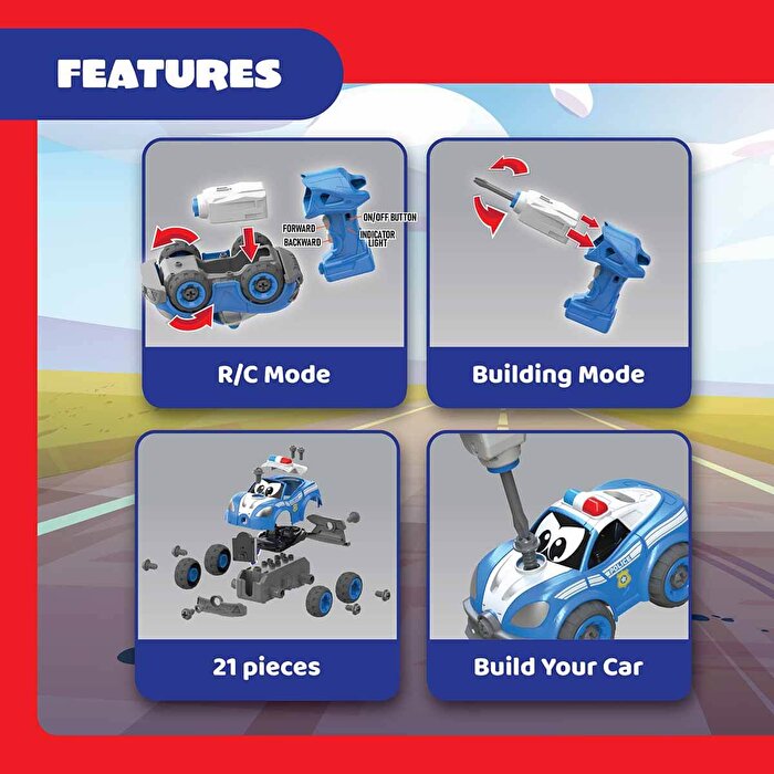 Silverlit Tooko Build My First 2in1 Uzaktan Kumandalı Araba