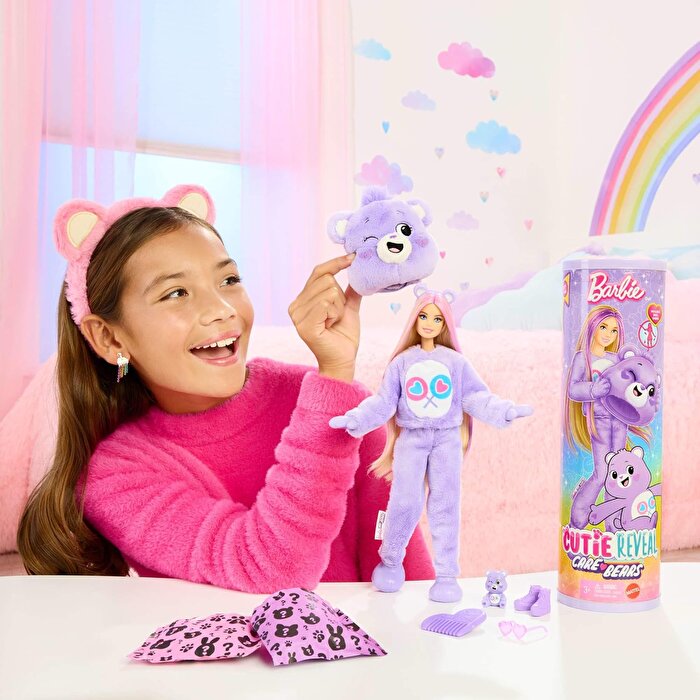 Barbi̇e Cuti̇e Reveal Care Bear Seri̇si̇ JCN94