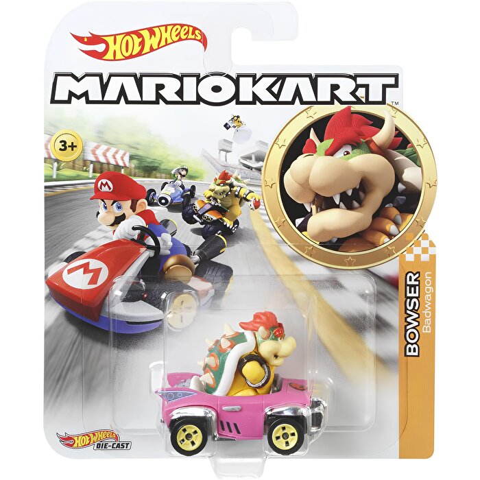 Hot Wheels Mario Kart Karakter Araçlar Bowser Badwagon GBG31