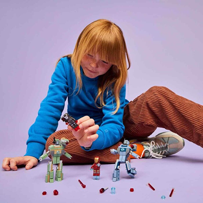 LEGO Marvel Iron Man ve War Machine Hammer İnsansız Hava Araçlarına Karşı 76320