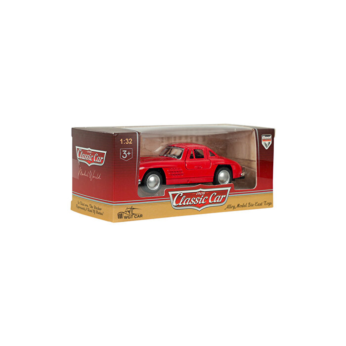 1:32 Die Cast Klasik Spor Araba Kırmızı