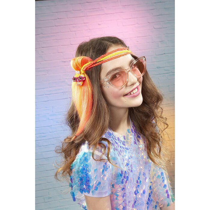 Pop Pop Sürpriz Saçlar 3'ü 1 Arada Turkuaz Siyah Saçlı