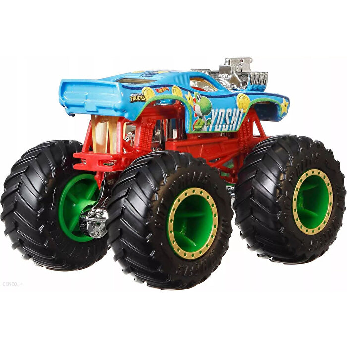 Hot Wheels Monster Trucks Gösteri Dünyası Temalı 1:64 Arabalar Yoshi HCR77