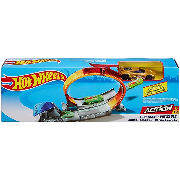 Hot Wheels Akrobasi Atlayışı Yarış Seti Çemberli FTH82