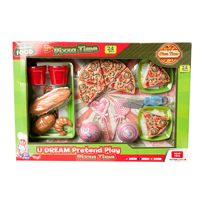 Kutulu Pizza Seti 24 Parça