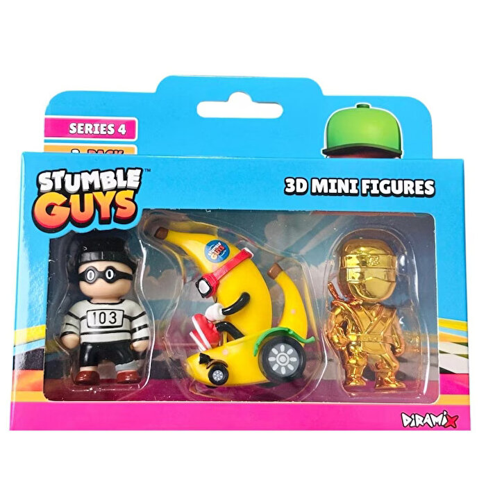Stumble Guys 3'lü Mini Figür S4 Set 7