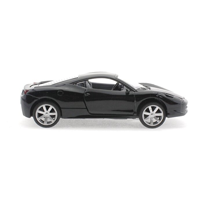 Diecast Sesli Işıklı Arabalar - Siyah Ferrari