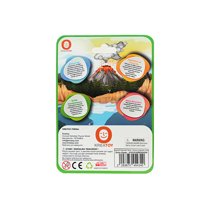 Hareketli Hayvanlar Serisi Turuncu Çıngıraklı Yılan