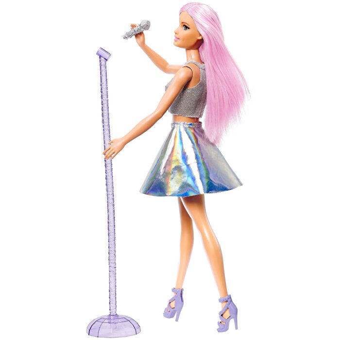 Barbie Kariyer Bebekleri Pop Star Bebek ve Mikrofonu FXN98