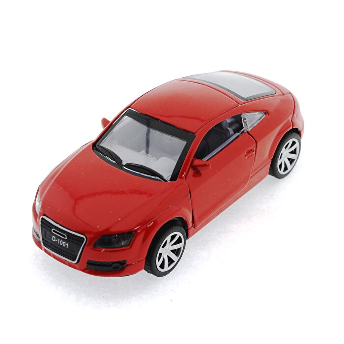 Diecast Sesli Işıklı Arabalar - Kırmızı