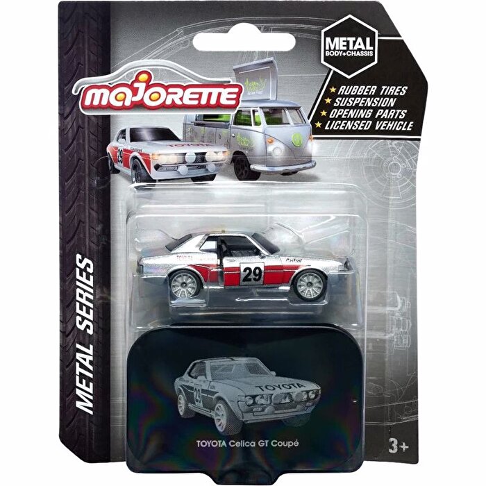 Majorette Vintage Deluxe Metal Araba Serisi Toyota Celice Gt Couple Kırmızı