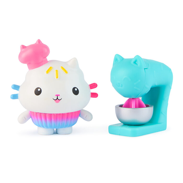 Gabby’s Dollhouse Cakey Cat & Cake Mixer Figür ve Aksesuar Seti