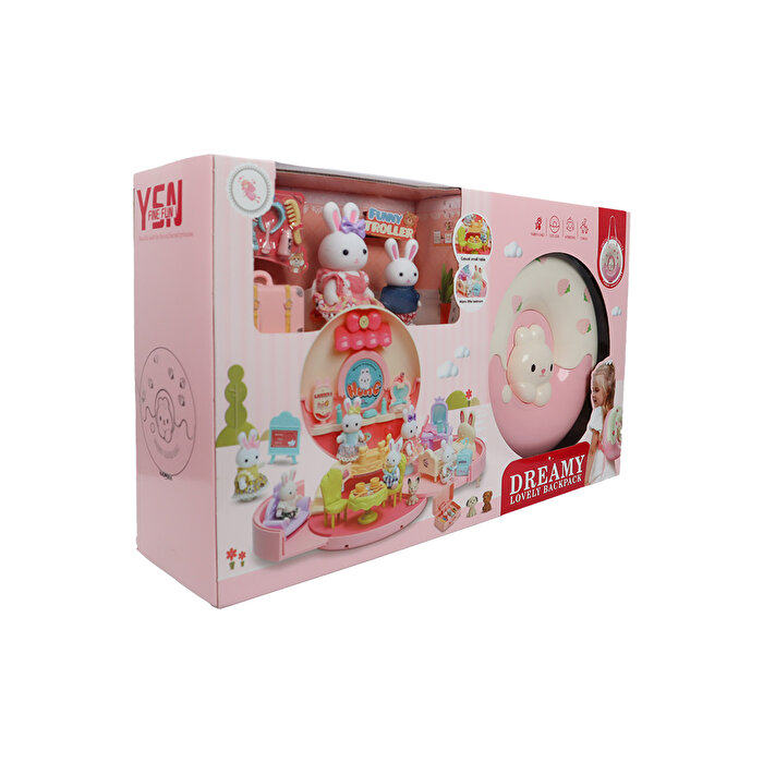 Bay Dreamy Mini Tavşan Evi Sırt Çantalı