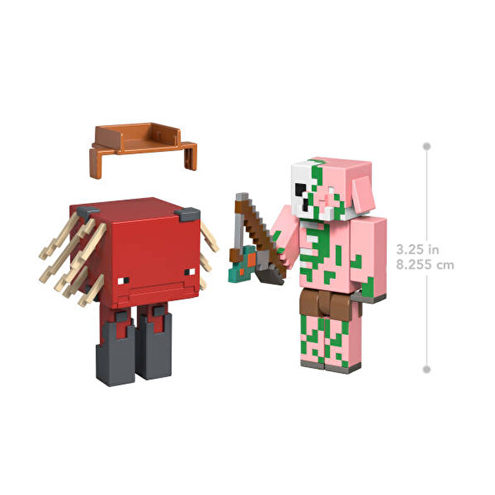 Minecraft İkili Paket Zombified Piglin ve Minecraft Strid JCN56