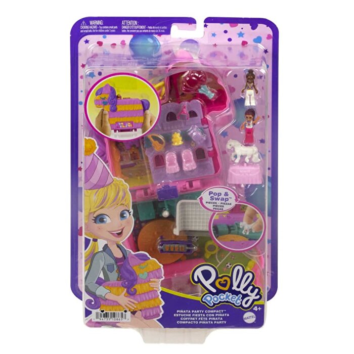 Polly Pocket ve Maceraları Oyun Setleri Pinata Party HKV32