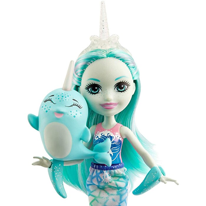Enchantimals Boynuzlu Balina Naddie Bebek ve Sword GJX41