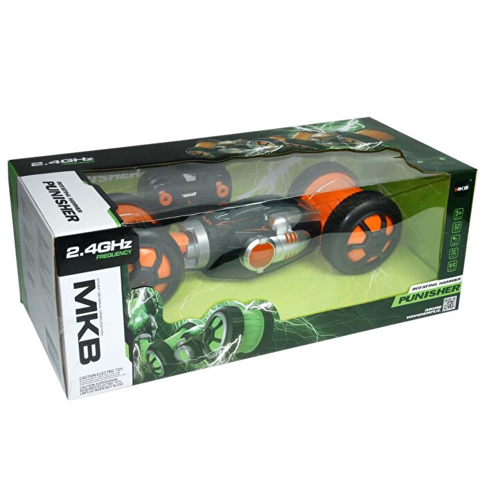 Uzaktan Kumandalı Full Fonksiyon Akrobat Punisher Araba Turuncu