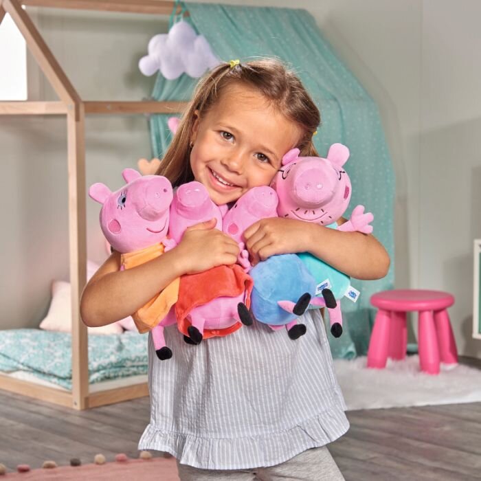 Peppa Pi̇g Peluş Ailesi George Pig