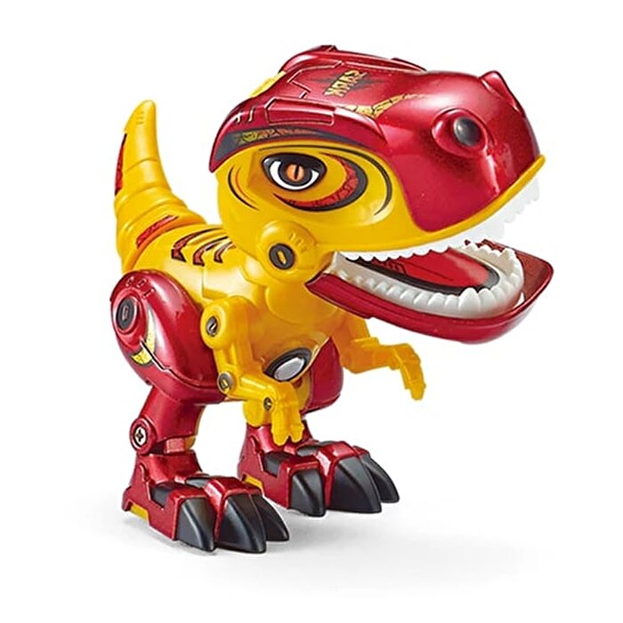 Işıklı ve Sesli Die Cast Kırmızı Dinozor