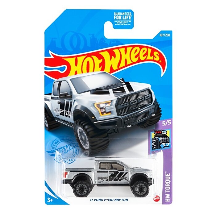 Hot Wheels Tekli Araba 17' Ford F-150 Raptor GRY06