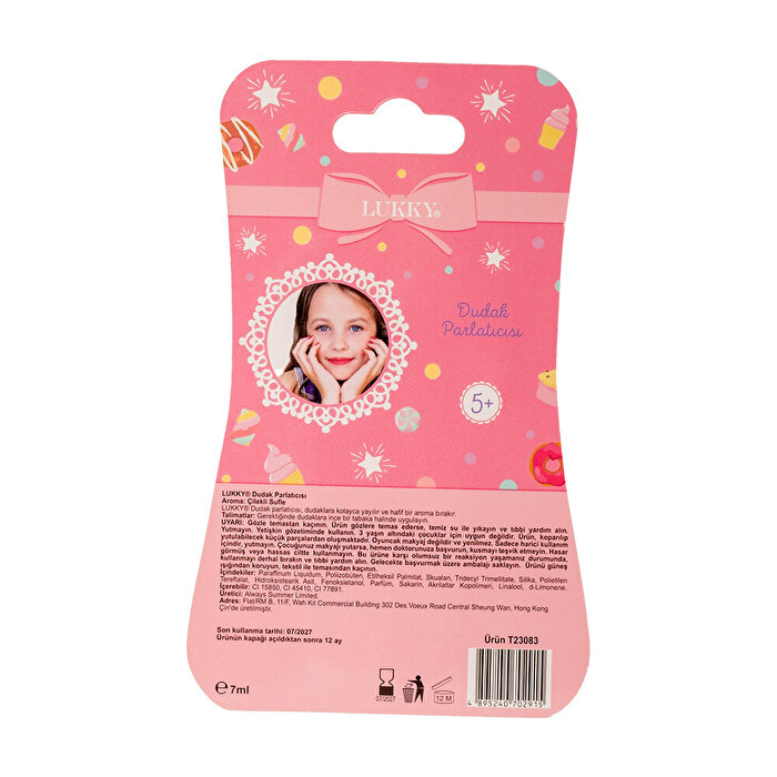 Lukky Çilek Sufle Aromalı Dudak Parlatıcısı