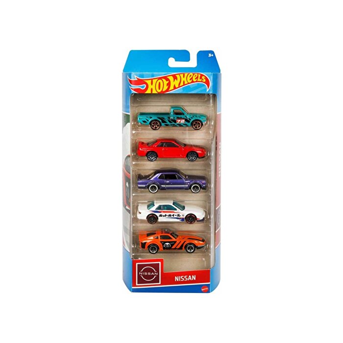 Hot Wheels Beşli Araba Seti Nissan  HLY73