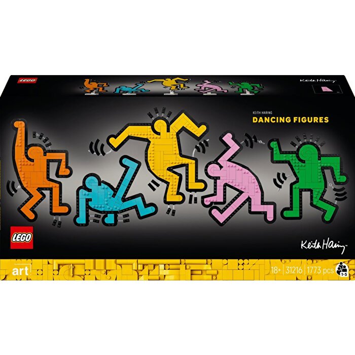 LEGO Art Keith Haring Dans Eden Figürler 31216