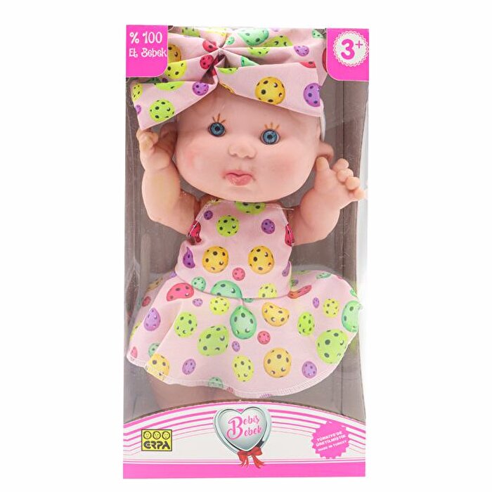 Bebiş Bebek Açık Pembe Elbiseli